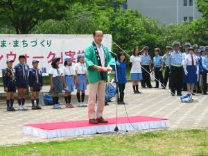 今年も広島平和記念公園一斉清掃を行いました