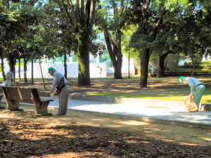 今年も広島平和記念公園一斉清掃を行いました