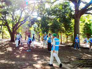 今年も広島平和記念公園一斉清掃を行いました